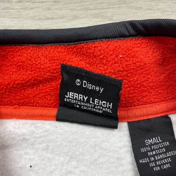 Vintage Mickey Mouse jacket Mens Small White 90s Fleece Cartoon - Picture 5 of 10